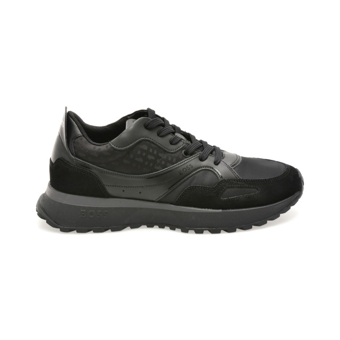 Pantofi sport BOSS negri, 6496, din material textil