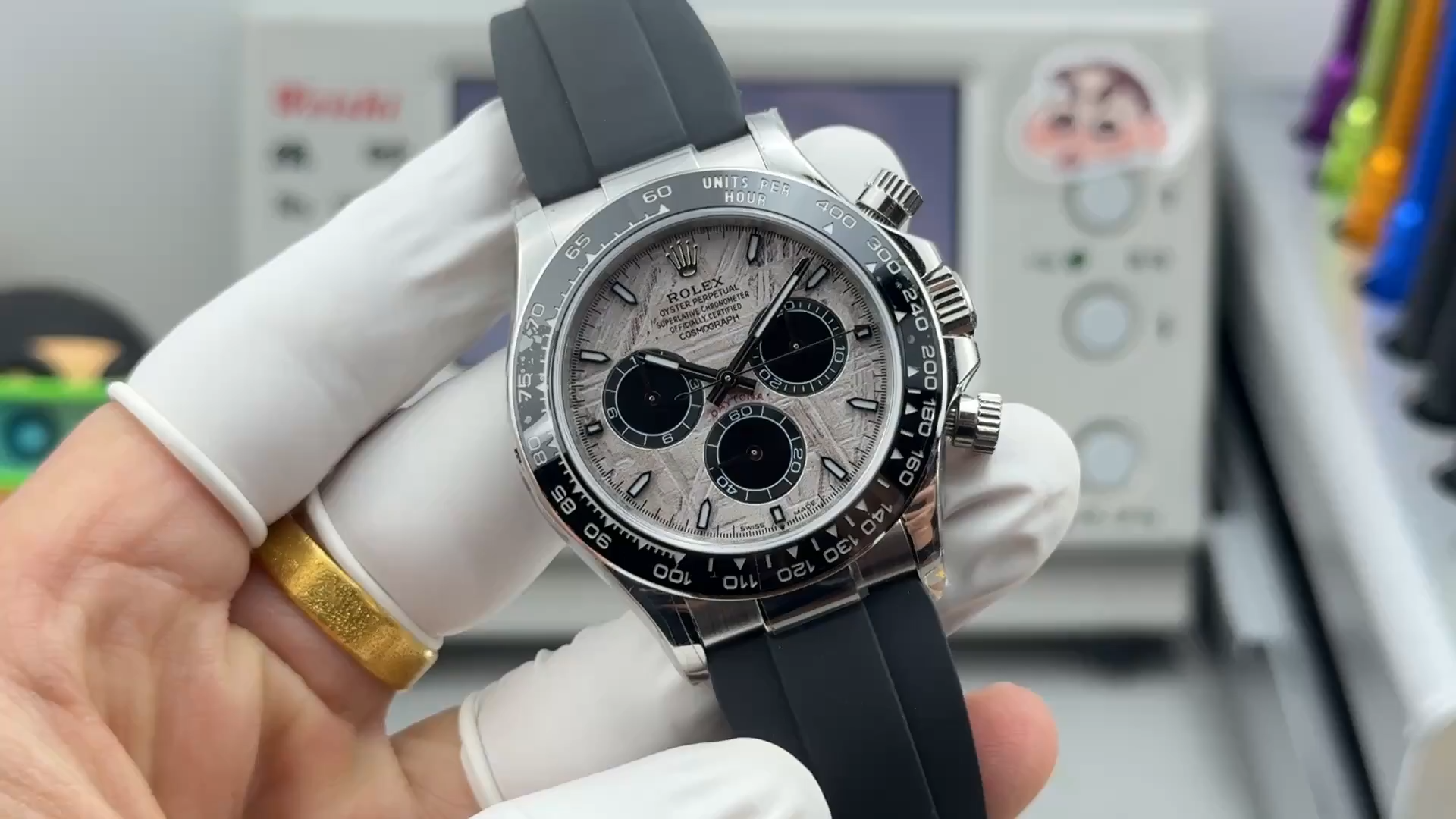 Rolex Daytona 116519 Meteorite and Black Dial 40mm Mens Replica Watch
