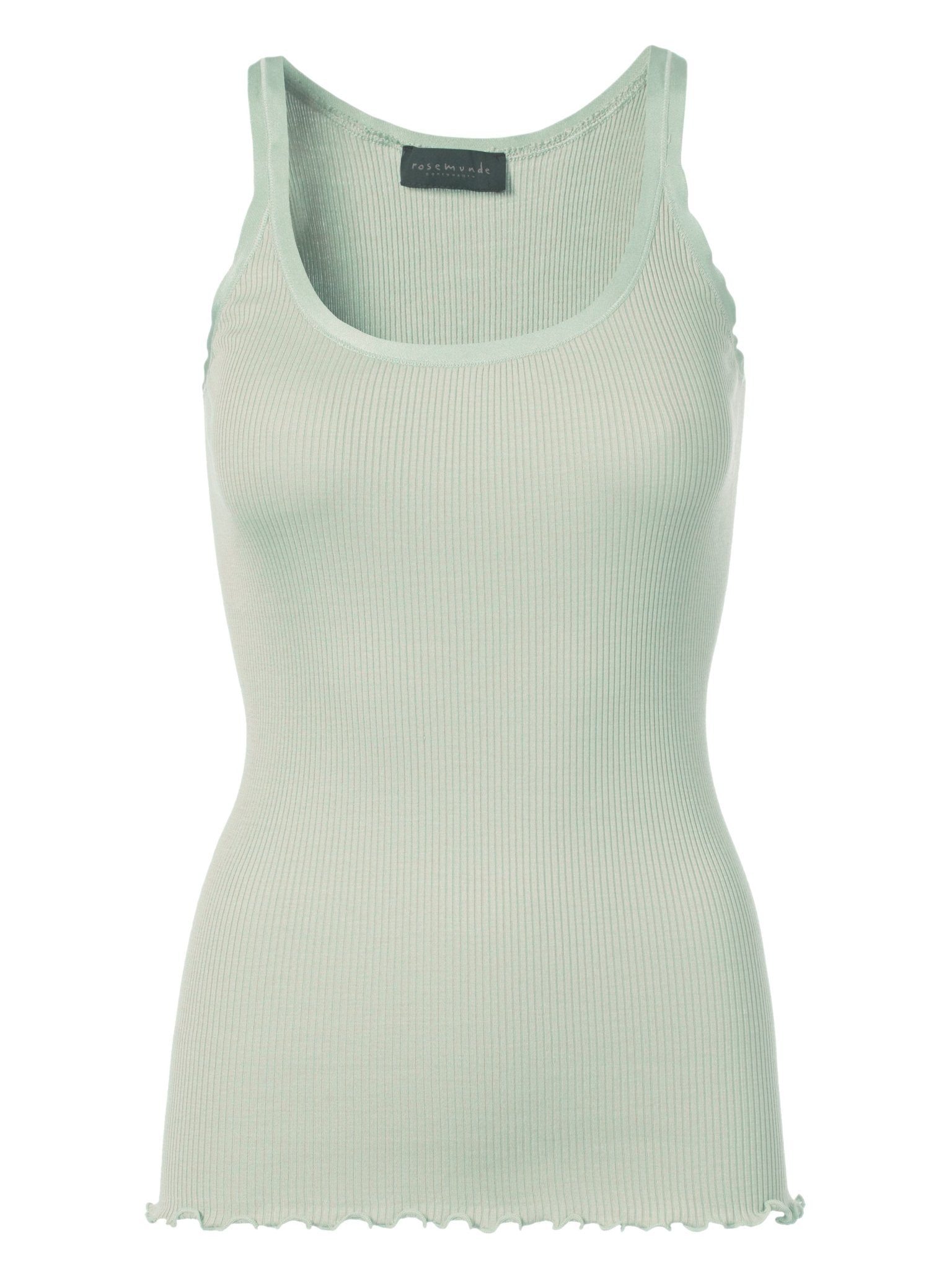 Round Neck Silk Cotton Singlet