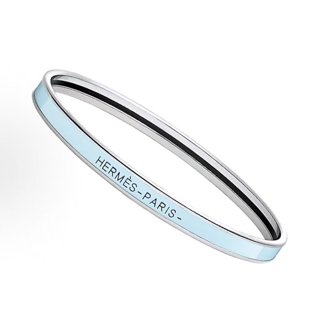 Hermès ultra-thin enamel letter print