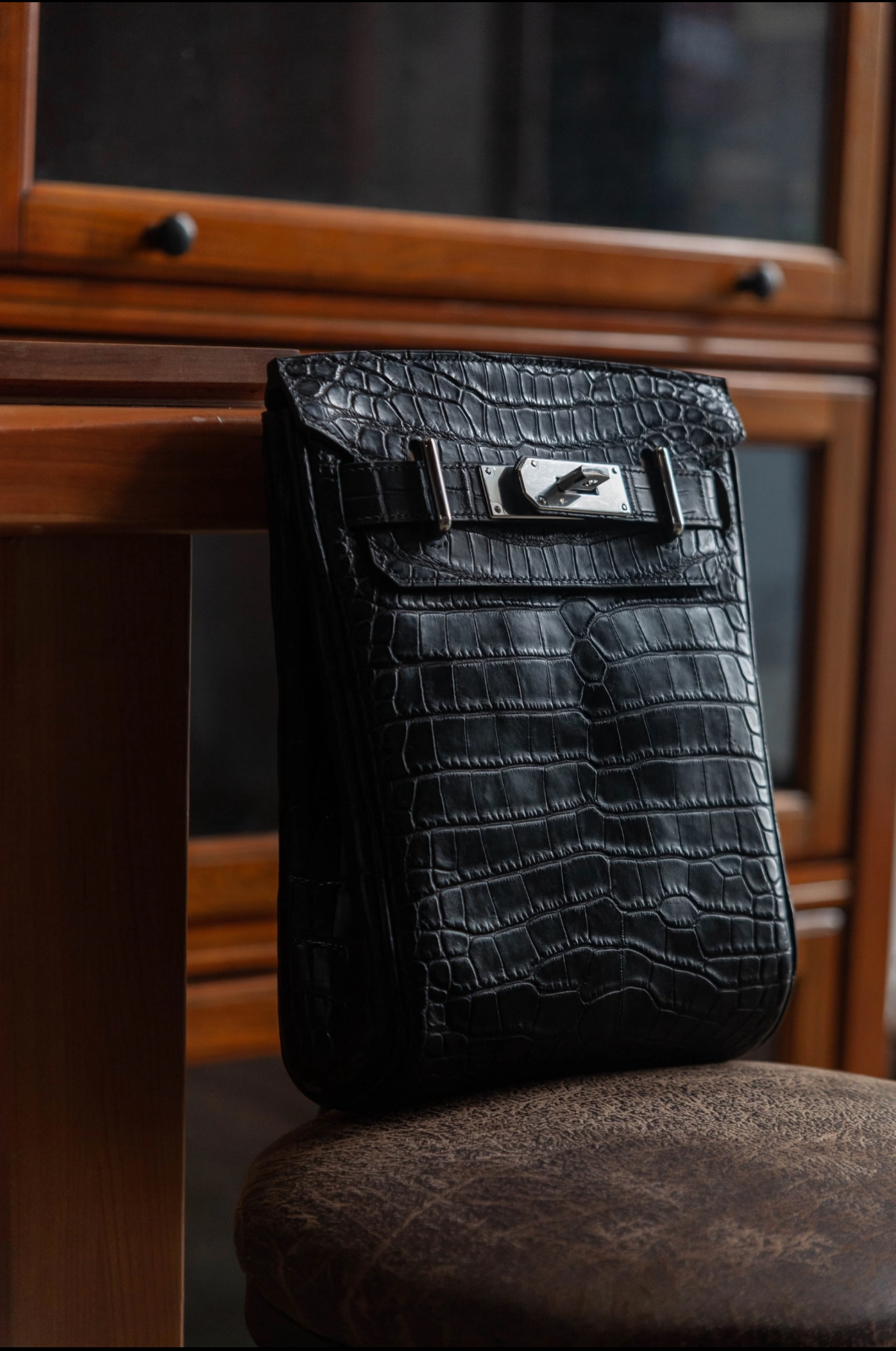 Hermès Hac a doc crocodile leather custom