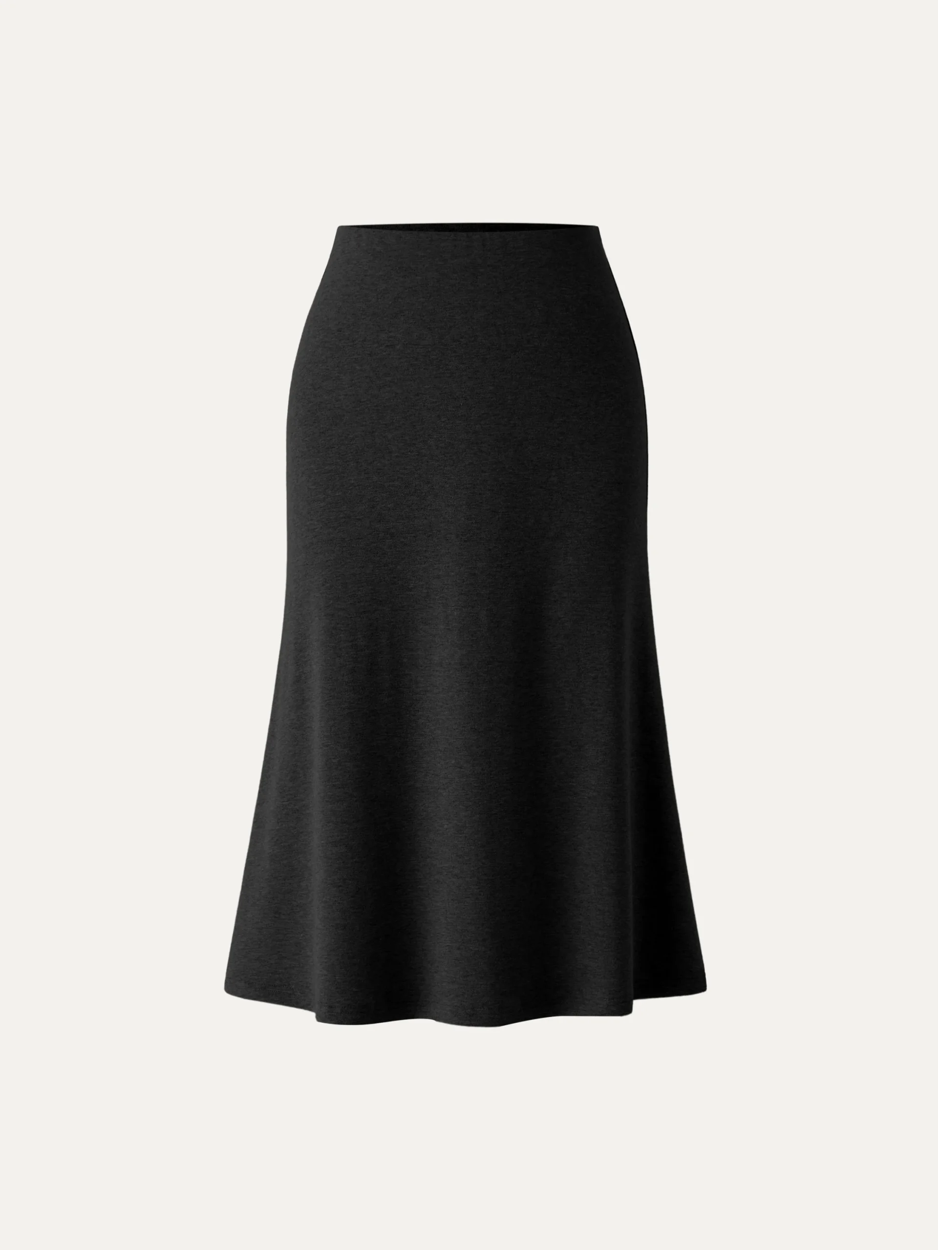 Soft Thermal Pull-On Midi Skirt