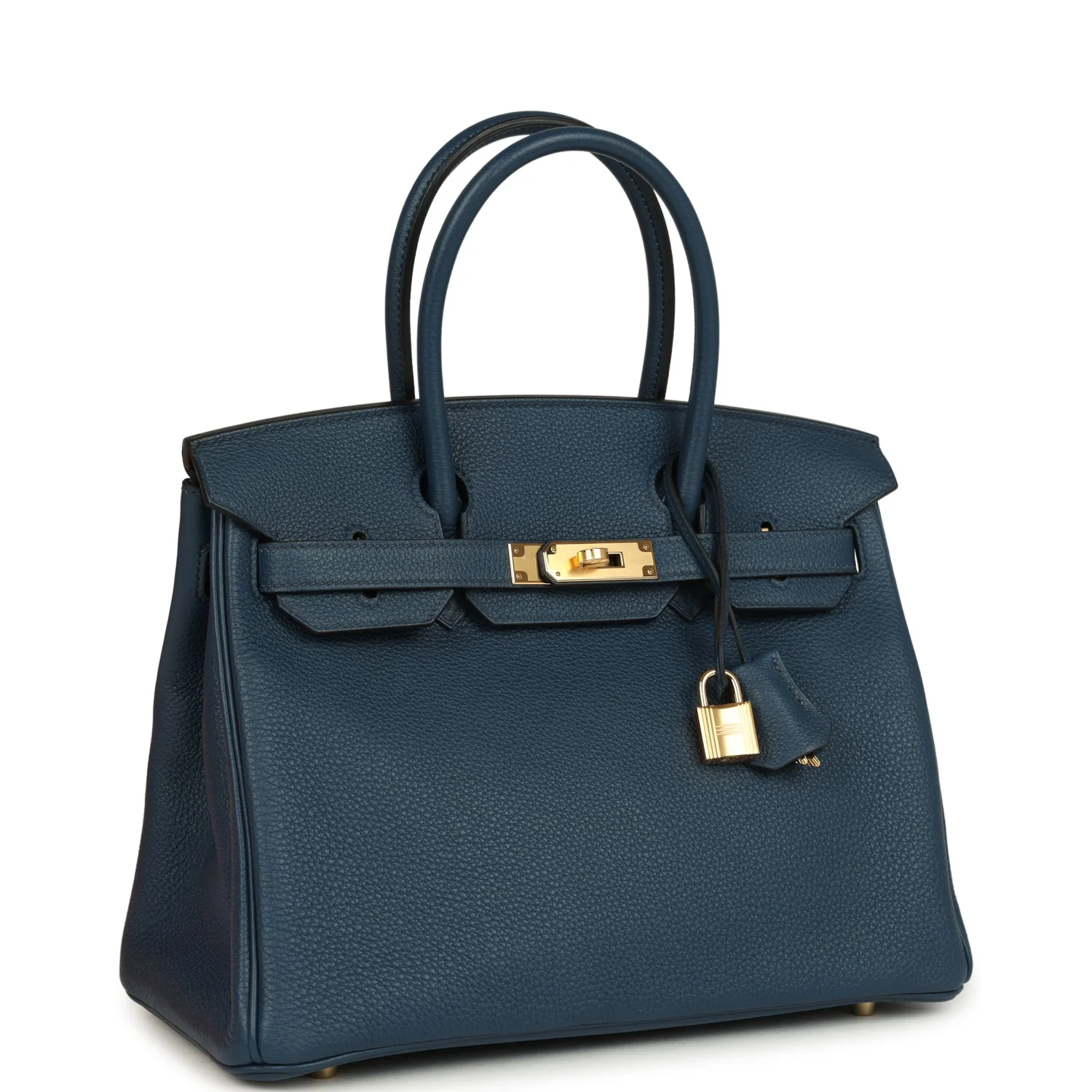 Hermes Birkin 30 Bleu de Prusse Togo Gold Hardware