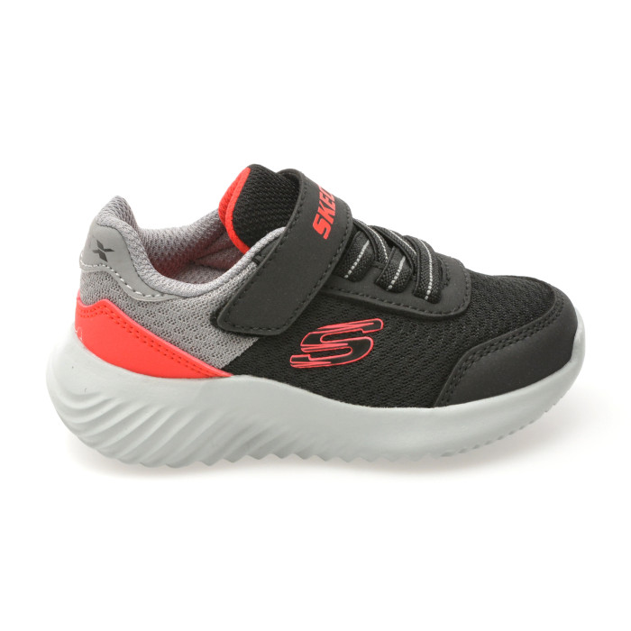 Pantofi sport SKECHERS negri, BOUNDER, din material textil