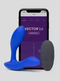We-Vibe Vector+ Royal Blue App and Remote Controlled Rechargeable Prostate Massager