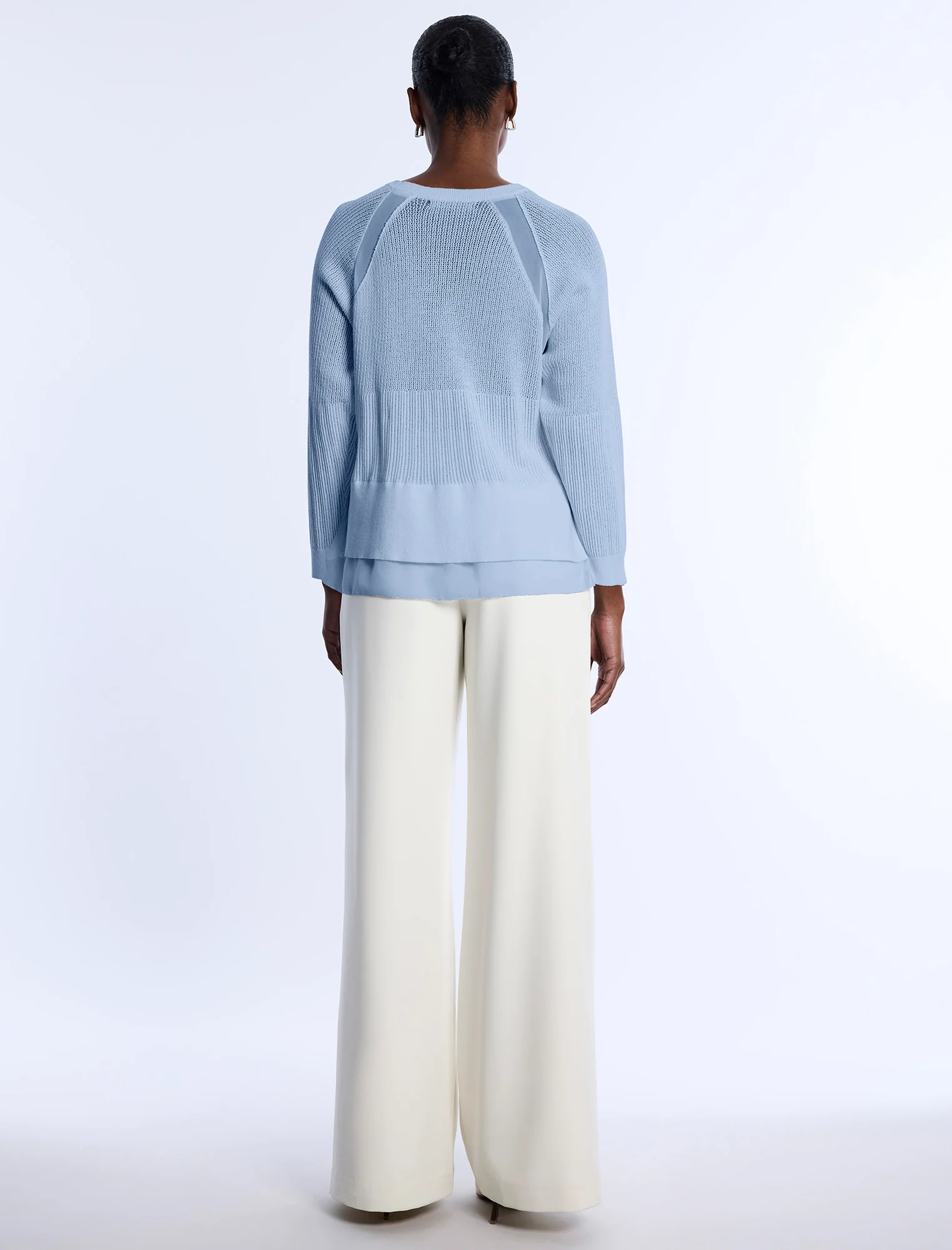 Pointelle Knit Sweater