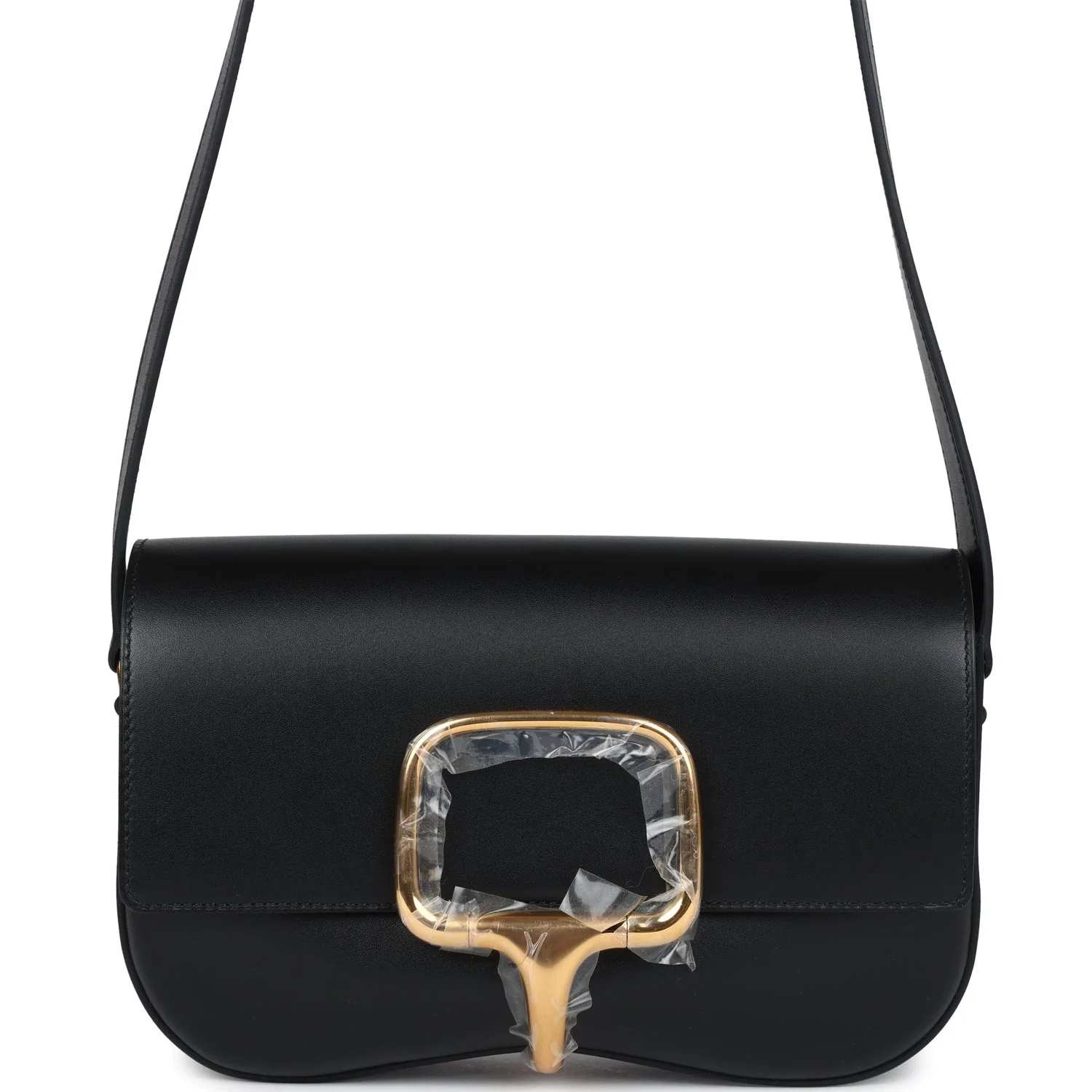 Hermes Della Cavalleria Elan Black Tadelakt Gold Hardware
