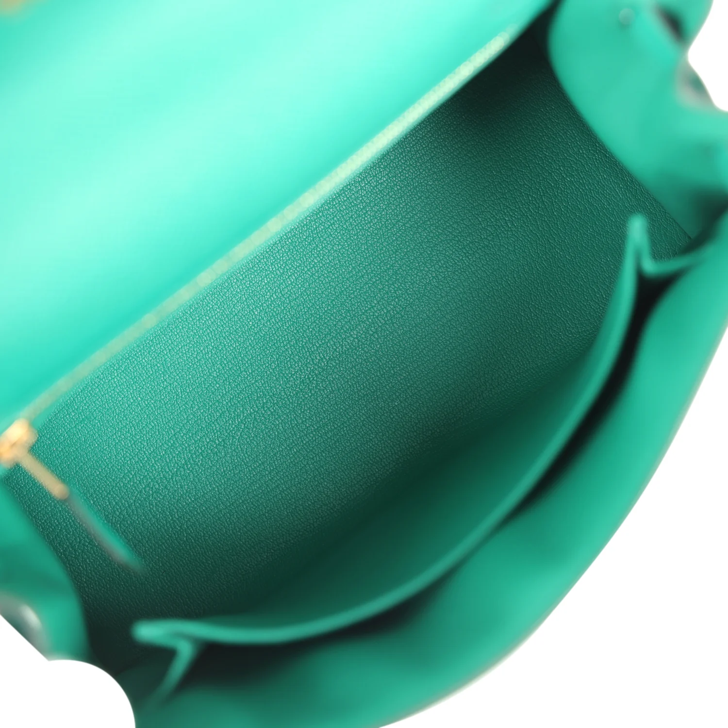 Hermes Kelly Sellier 25 Vert Jade Epsom Gold Hardware