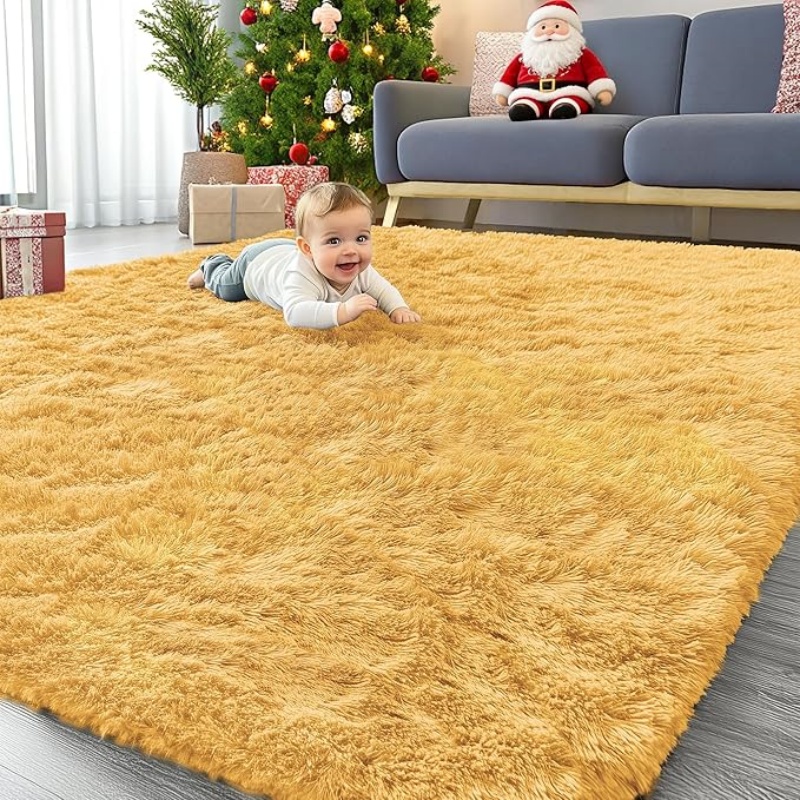 6x9 Machine Washable Large Area Rugs for Living Room, Bedroom