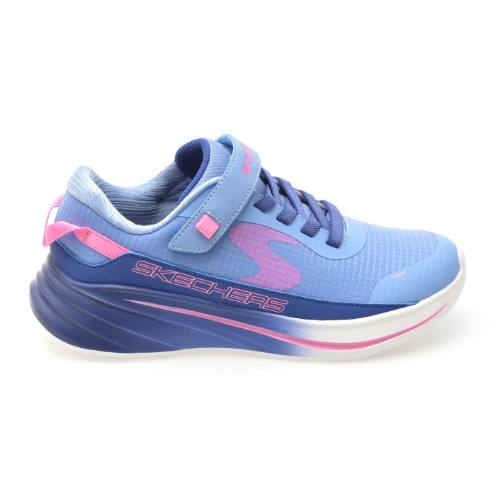Pantofi sport SKECHERS albastri, WAVE 92, din material textil
