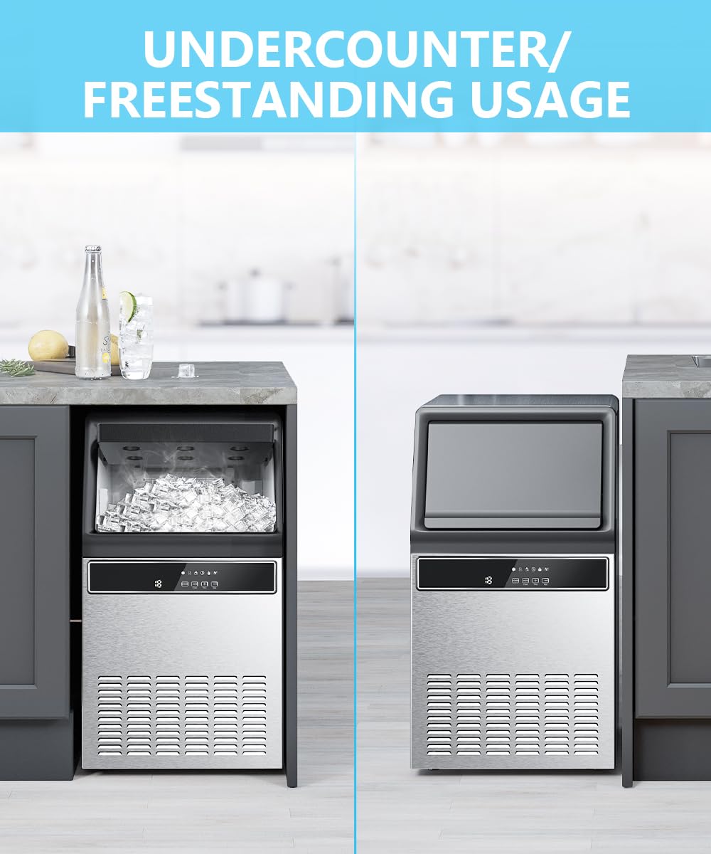 🔥clearance sale🔥 100LBS/200LBS/265LBS  Freestanding Commercial Ice Maker