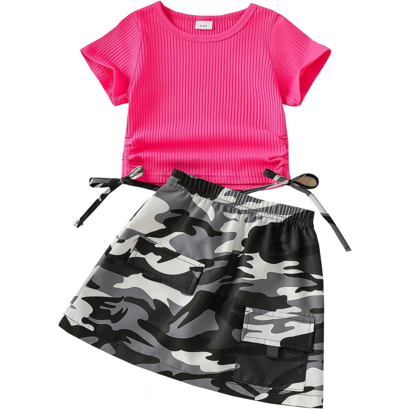 Girls' 2-Piece Skirt Set