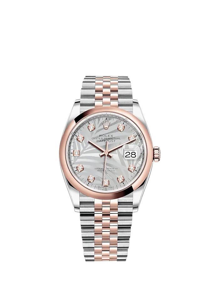Classic watches DATEJUST 36 Oyster, 36 mm, Oystersteel and Everose gold