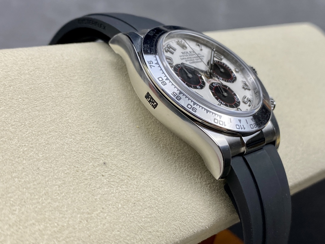 Rolex Cosmograph Daytona White Gold Case Panda Dial 116519 Men's Watch