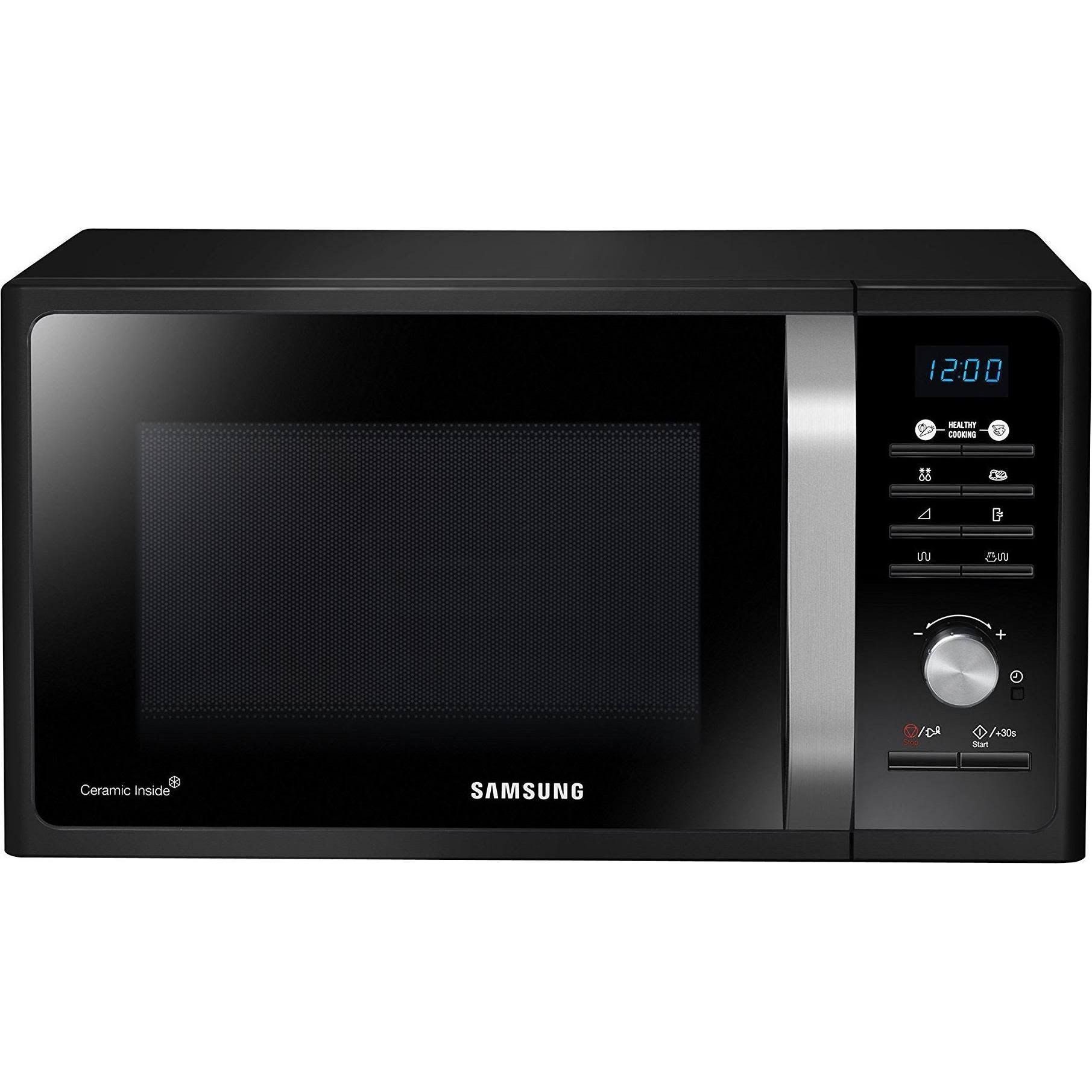 Forno a Microonde Samsung 23L Grill Healthy Cooking MG23F301TCK 49x27,5x39cm