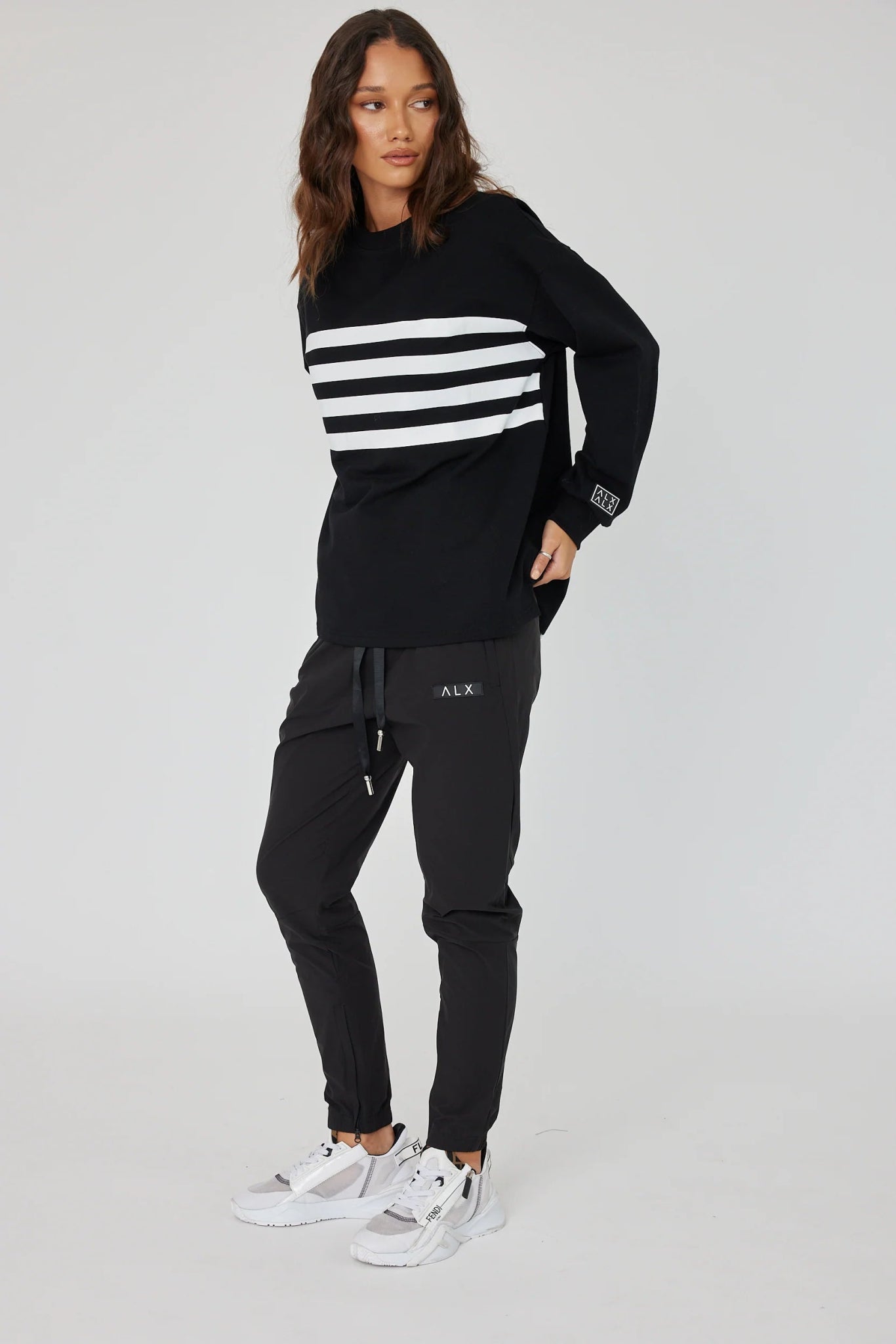 Stripe Shift Sweatshirt‌