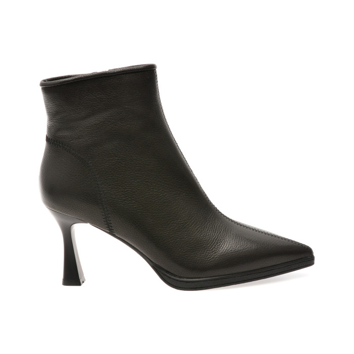 Botine elegante EPICA negre, 229227, din piele naturala