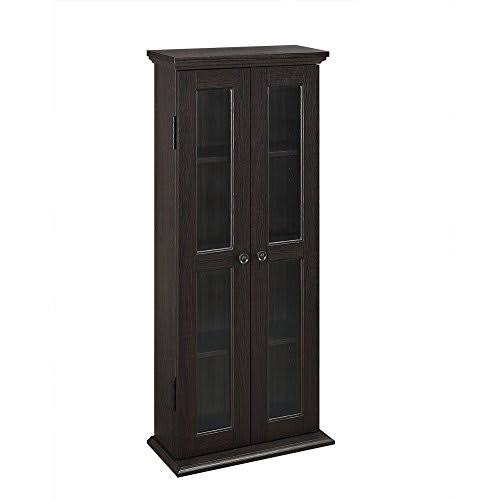 We Furniture 41x22 Media Storage Cabinet, Espresso
