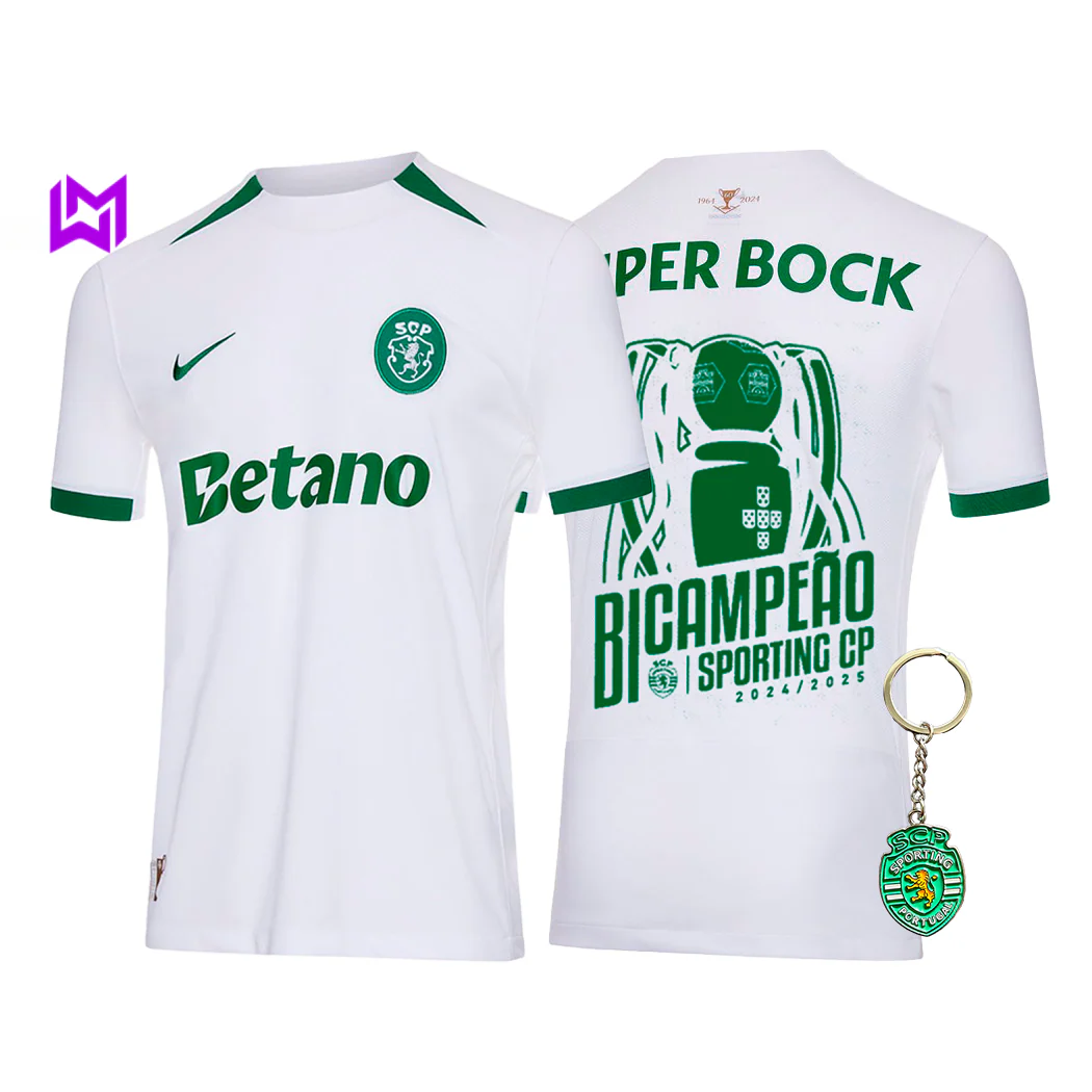 Camisola Sporting Alternativa BICAMPE?O 2024/25 - MODELO EXCLUSIVO! ????