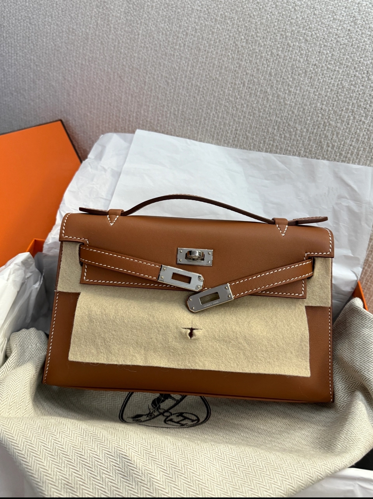 Hermès mini 1 Kelly 19 brown EPSON custom