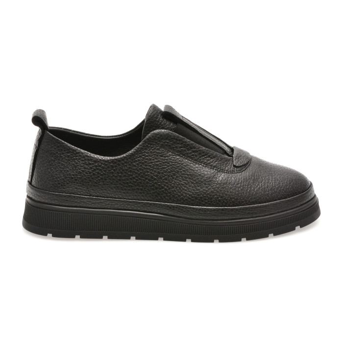 Pantofi IMAGE negri, 146A266, din piele naturala
