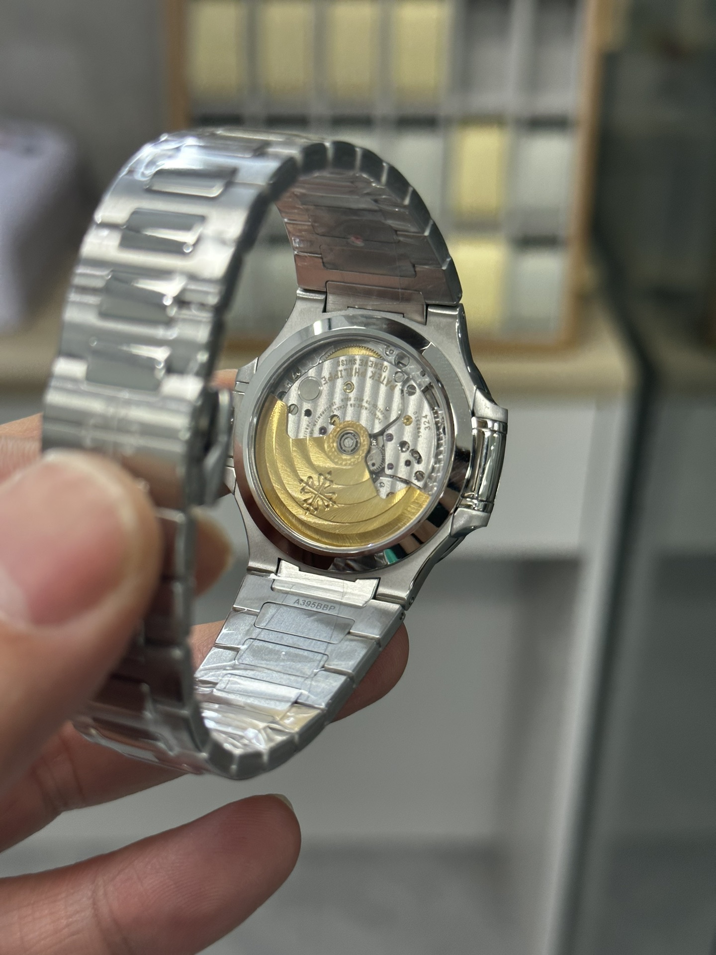 Patek Philippe Nautilus Ladies Stainless Steel Blue Dial 7118 1200A 001 35mm