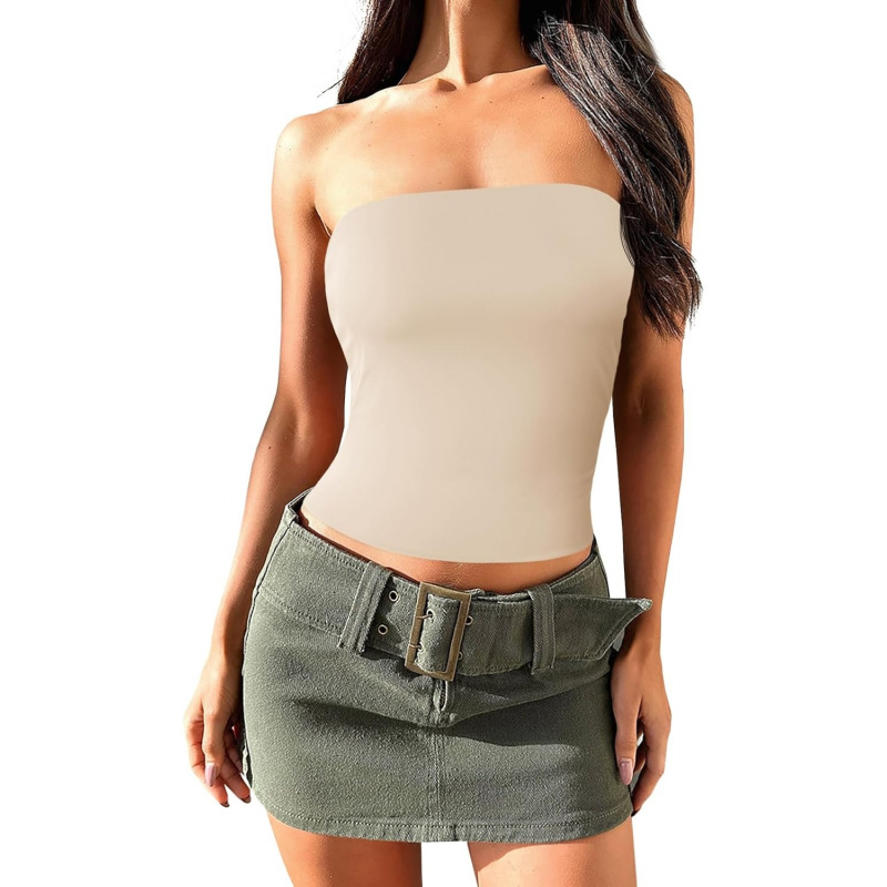 AURETOP Women's Summer Tube Tops Strapless