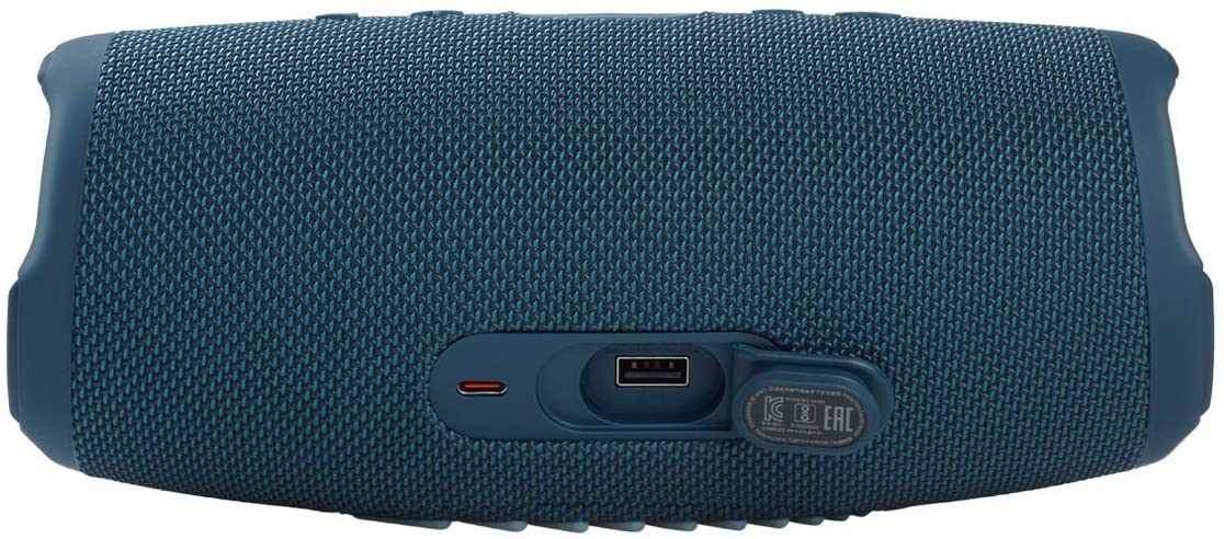 Charge 5 Portable Waterproof Speaker w Powerbank, Blue