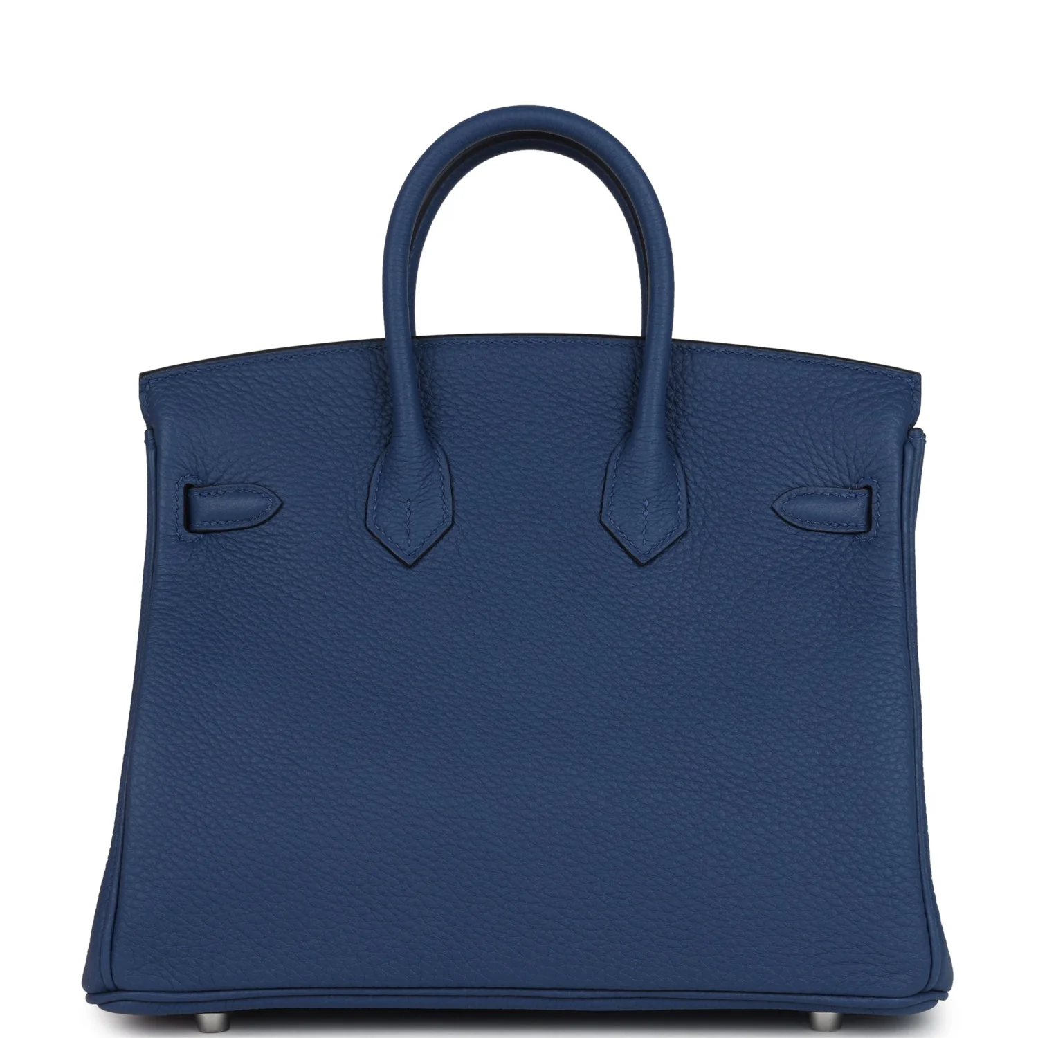 Hermes Birkin 25 Bleu Tie Togo Palladium Hardware