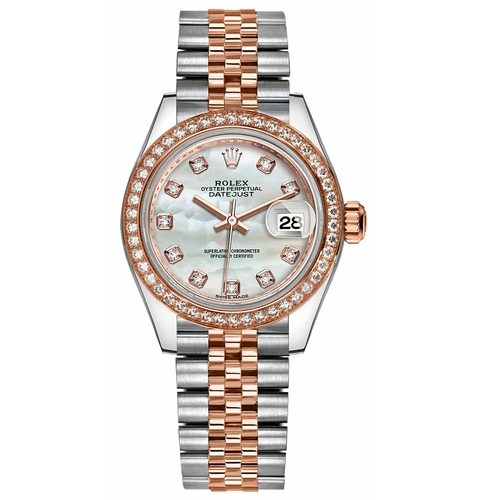 Lady-Datejust Gold & Steel Watch 28mm