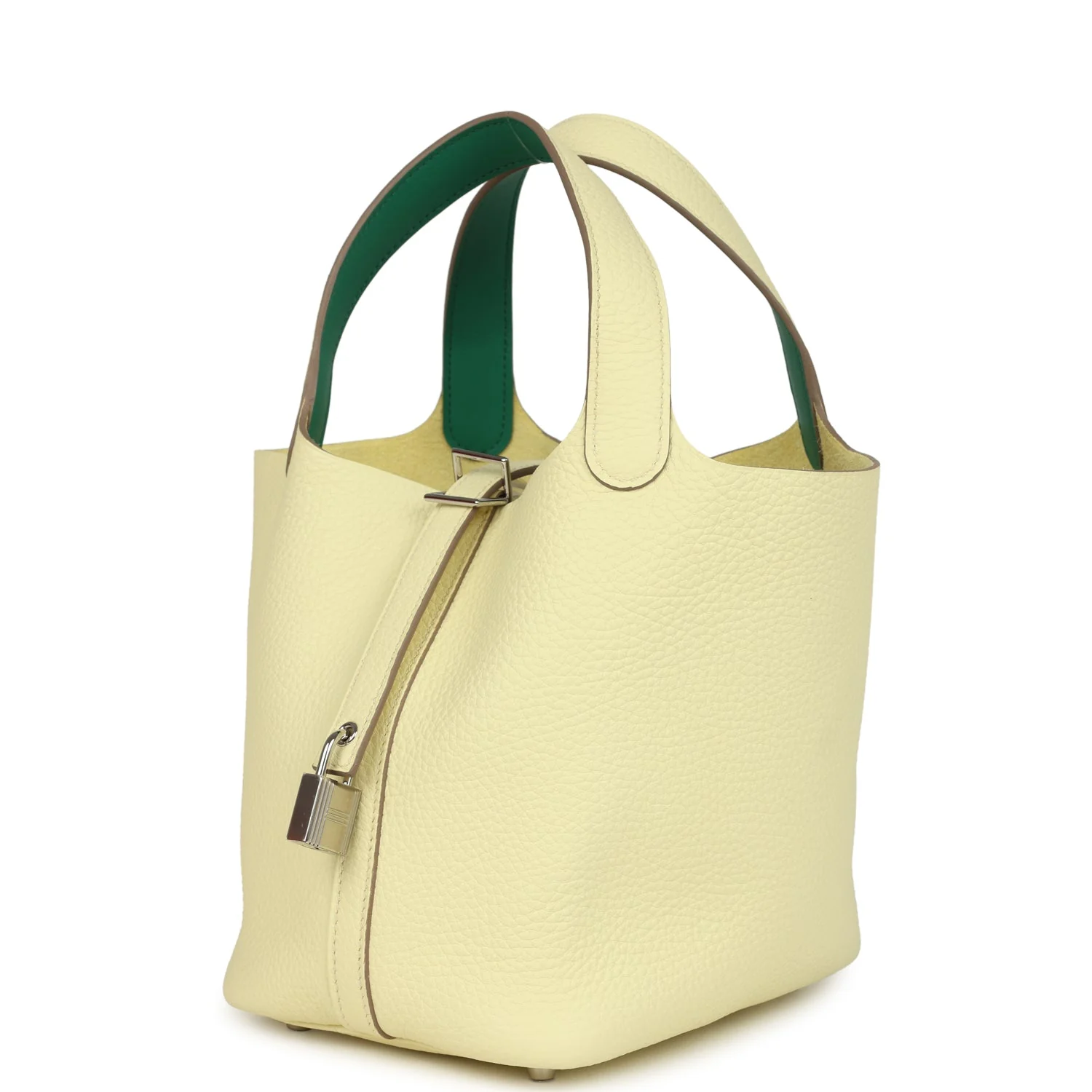 Hermes Picotin Lock Eclat 18 Jaune Milton Clemence and Vert Vertigo Swift Palladium Hardware