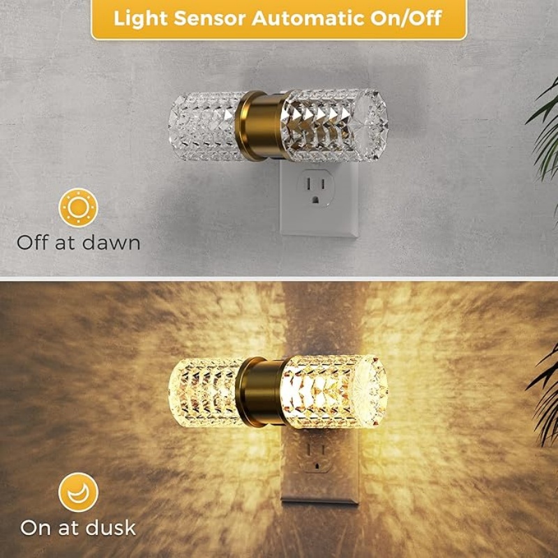 WALLARTISAN LED Night Light,Dimmable Night Lights Plug into Wall