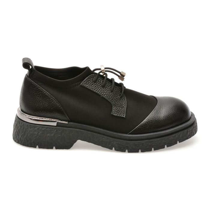Pantofi EPICA negri, 3941100, din material textil