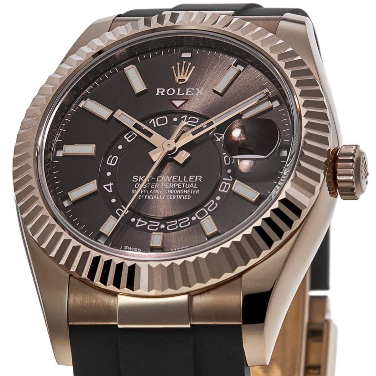 Sky-Dweller Oyster Everose gold 42mm