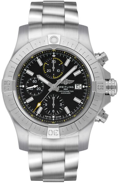 Avenger Black Dial Chronograph 45mm
