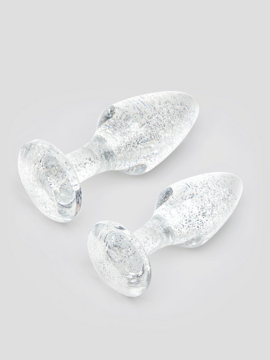 Lovehoney Double Booty Glitter Butt Plug Set