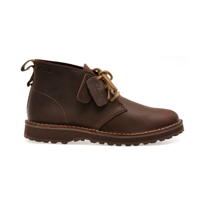 Ghete CLARKS maro, SOLSBURY DB, din piele naturala