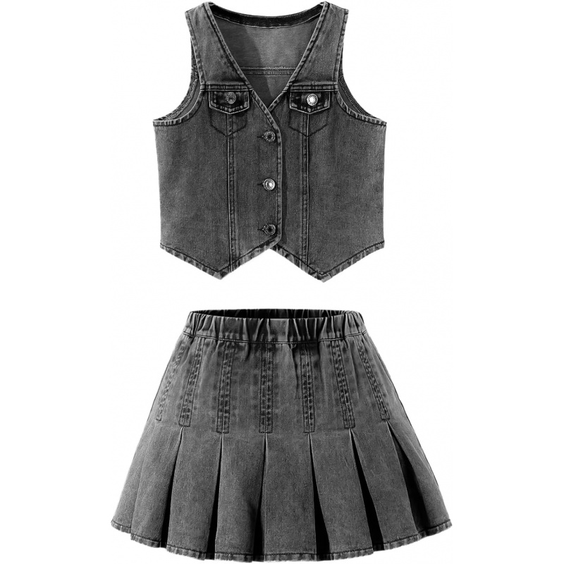 Girl's Two Piece Y2K Cute Outfits