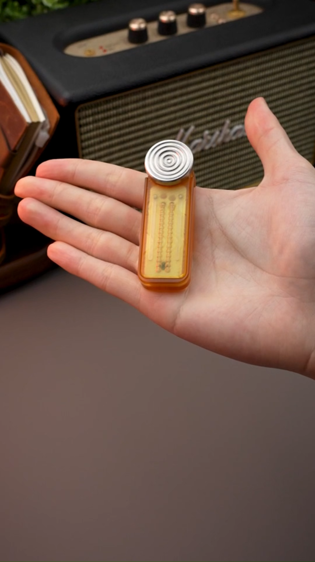 JM EDC Clear Flow Fidget Slider