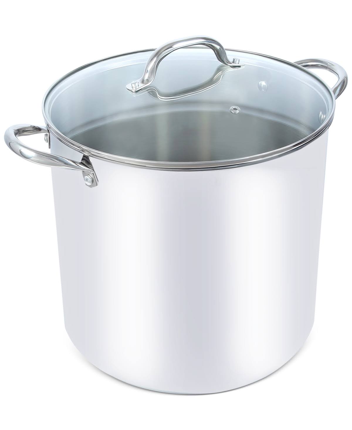 Tools of The Trade 20-Qt. Stainless Steel Stock Pot with Lid, Created for Macy&s - Stainless Steel