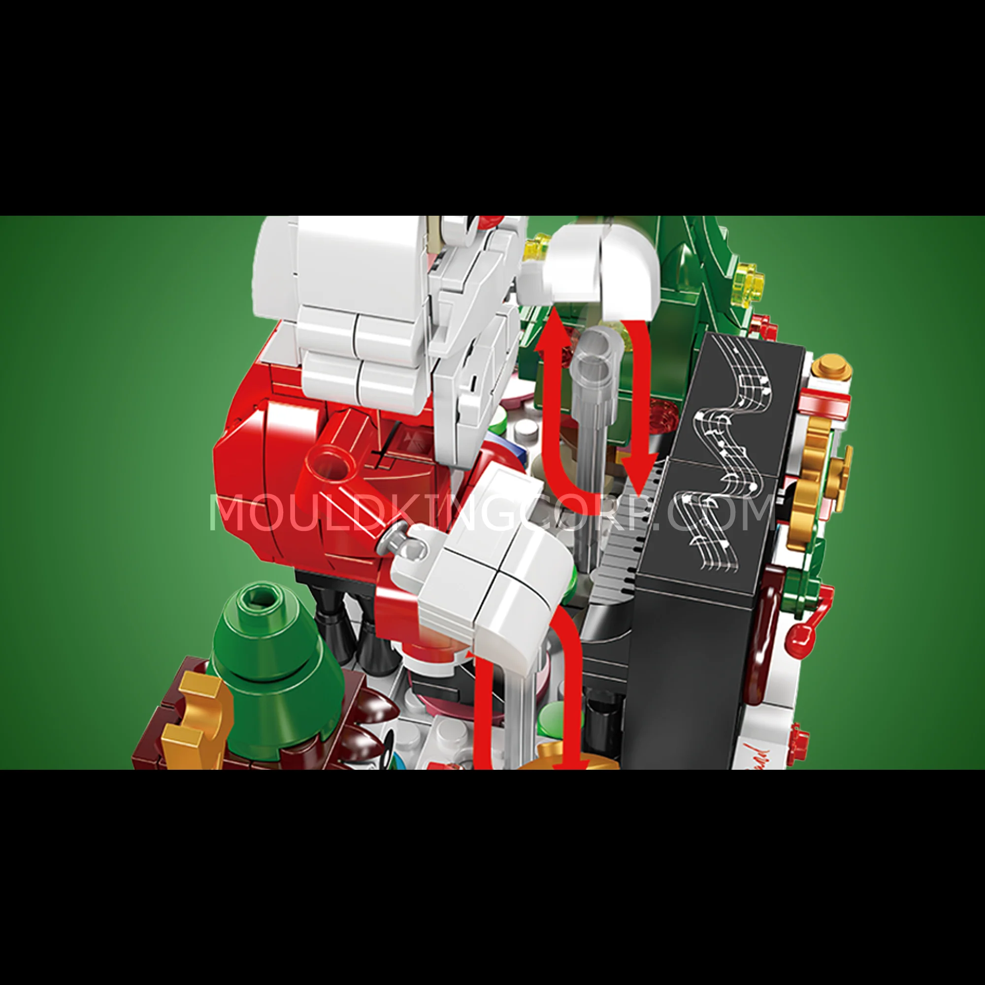 Mould King 10162 Christmas Carnival Band Building Set | 1,045 Pcs