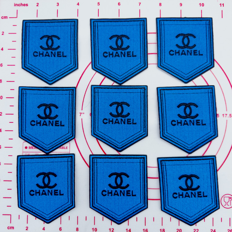 Mid(Iron-on) CC-Blue Patches