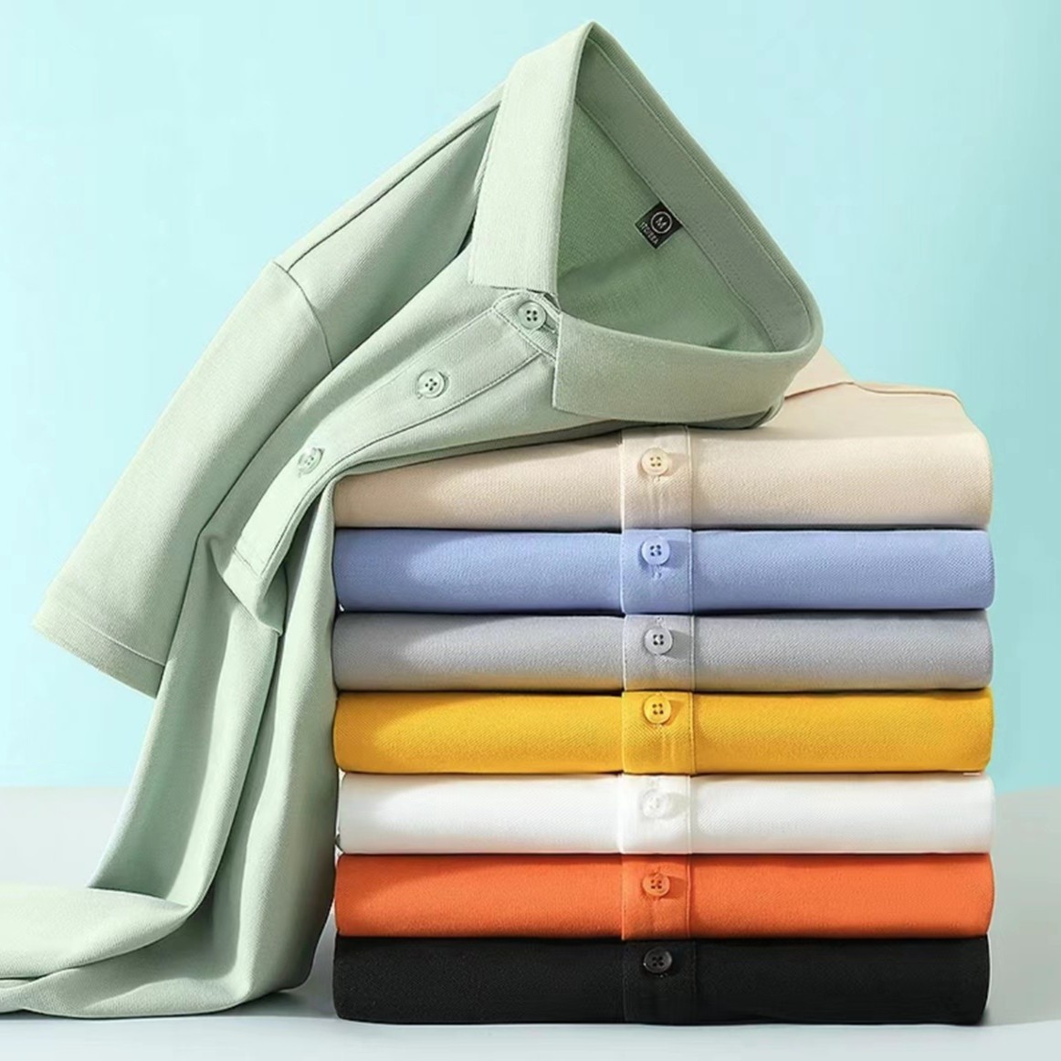 ‌Classic Fit Cotton Polo Shirt for Men – Timeless Style, All-Day Comfort