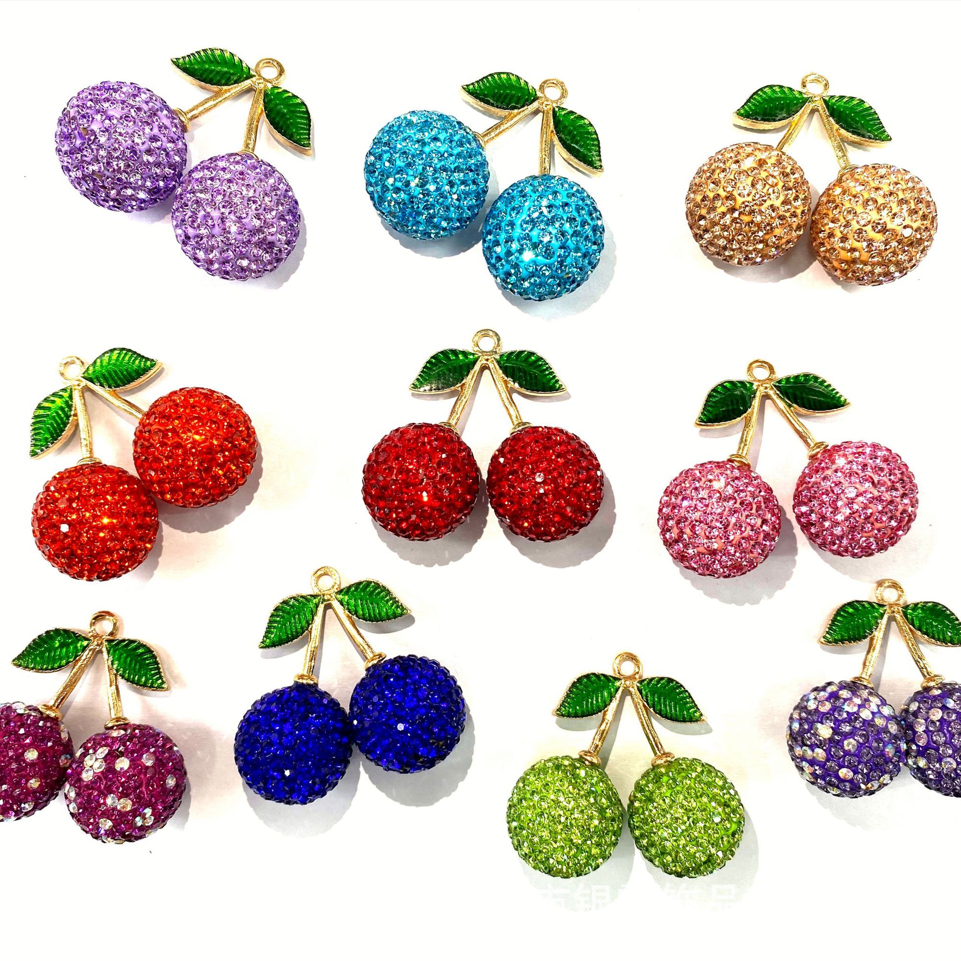 Cherry with diamonds 42MM*35MM