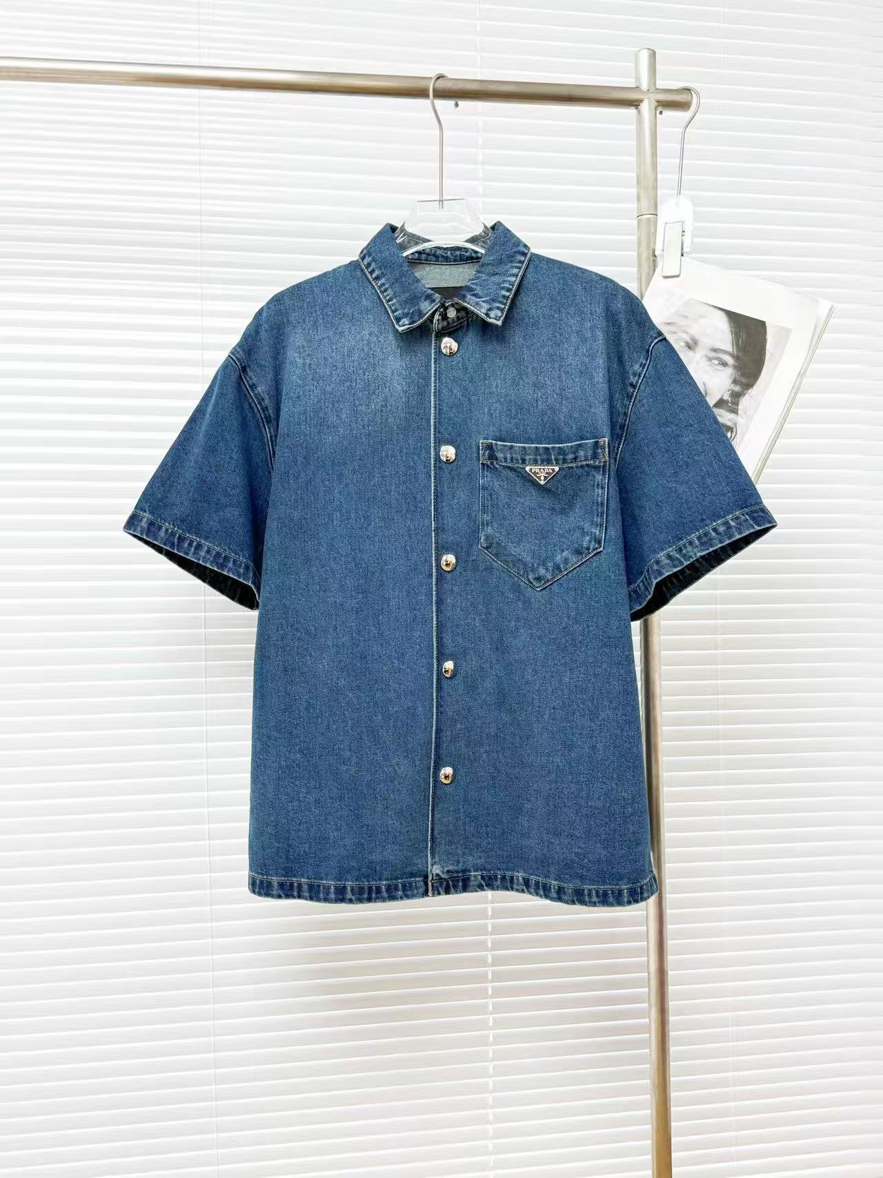 Prada denim T shirt