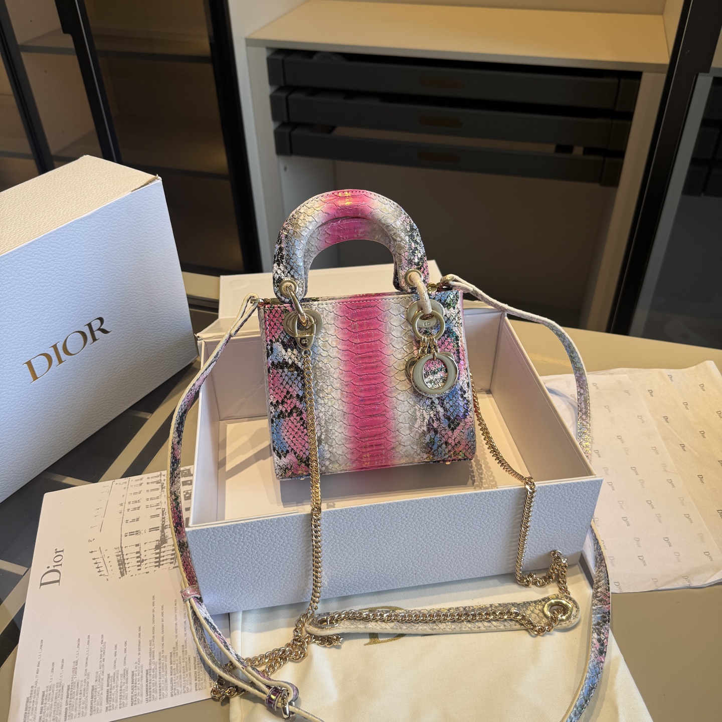 Dior lady bag tote handbag