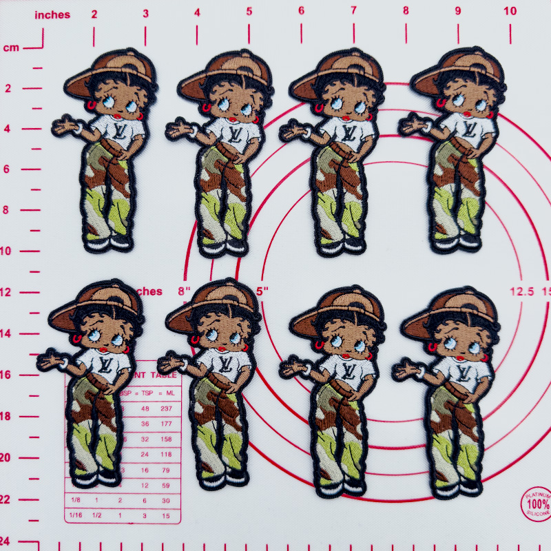 Mid(Iron-on) L-Betty Patches
