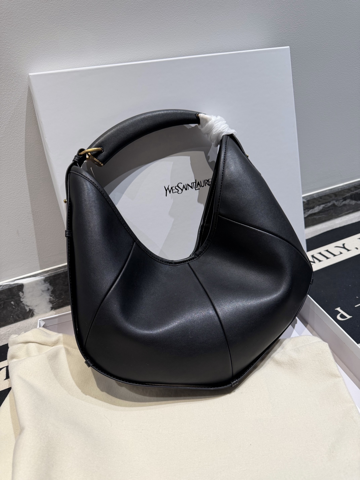 YSL Saint Laurent Mombasa Croissant