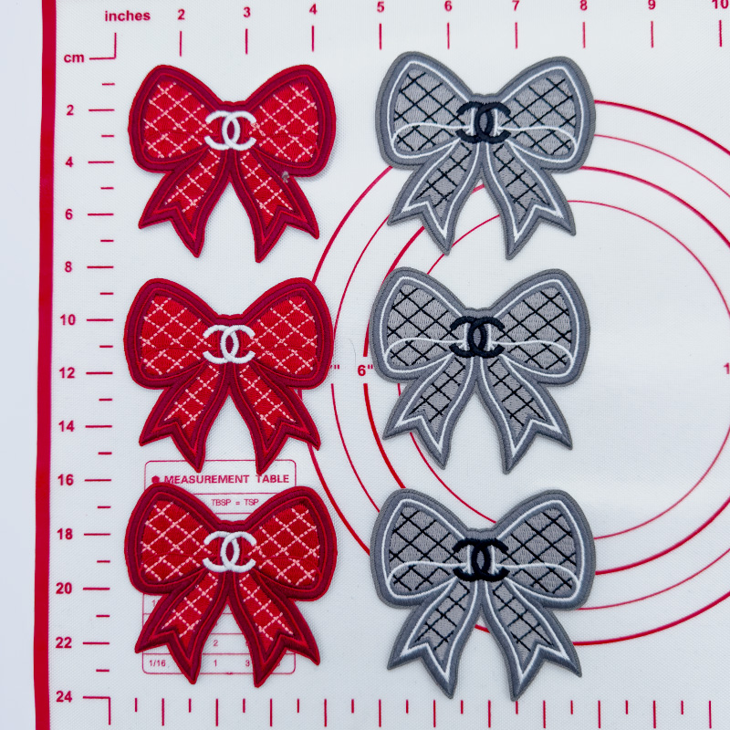 Mid(Iron-on) C-Bow Shape Patches