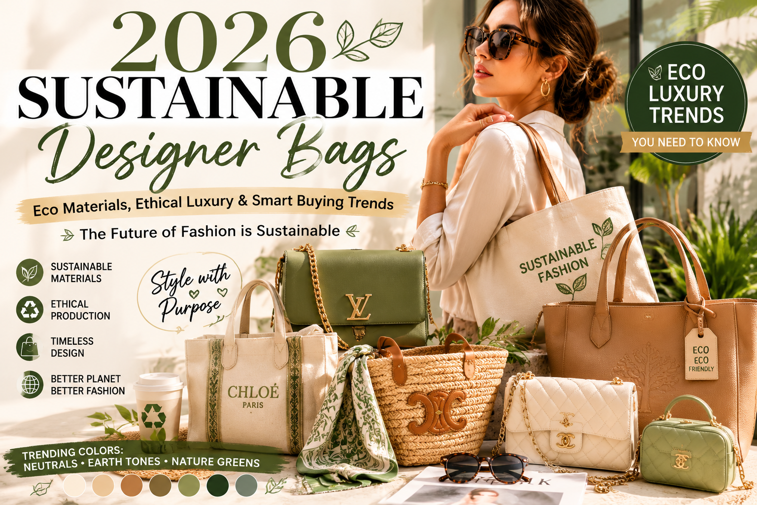 2026 Sustainable Designer Bags Guide: Eco Materials, Ethical Luxury & Smart Buying Trends